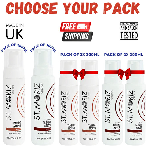 Moriz tanning mousse medium - st,