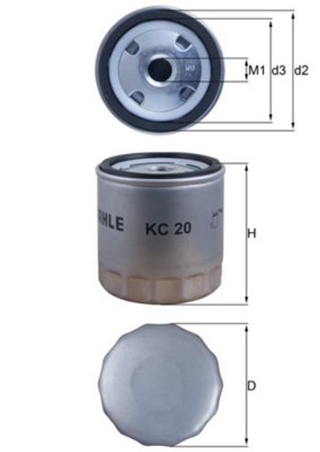 Fits filtry knecht mahle kc - /,