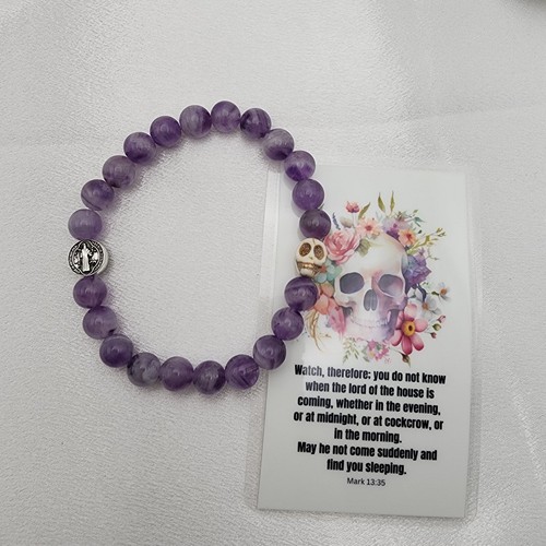 Purple amethyst memento mori - purple,